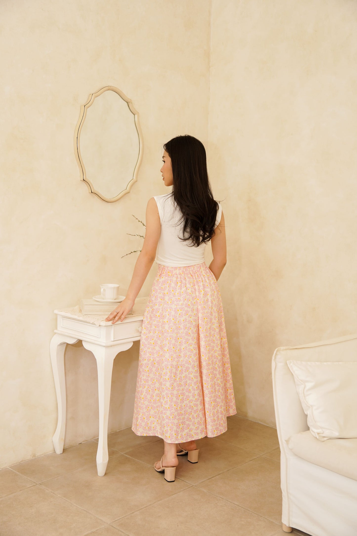 PETAL PEARL SKIRT