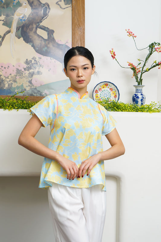 NUAN QIPAO LIGHT BLUE (PRE-ORDER)