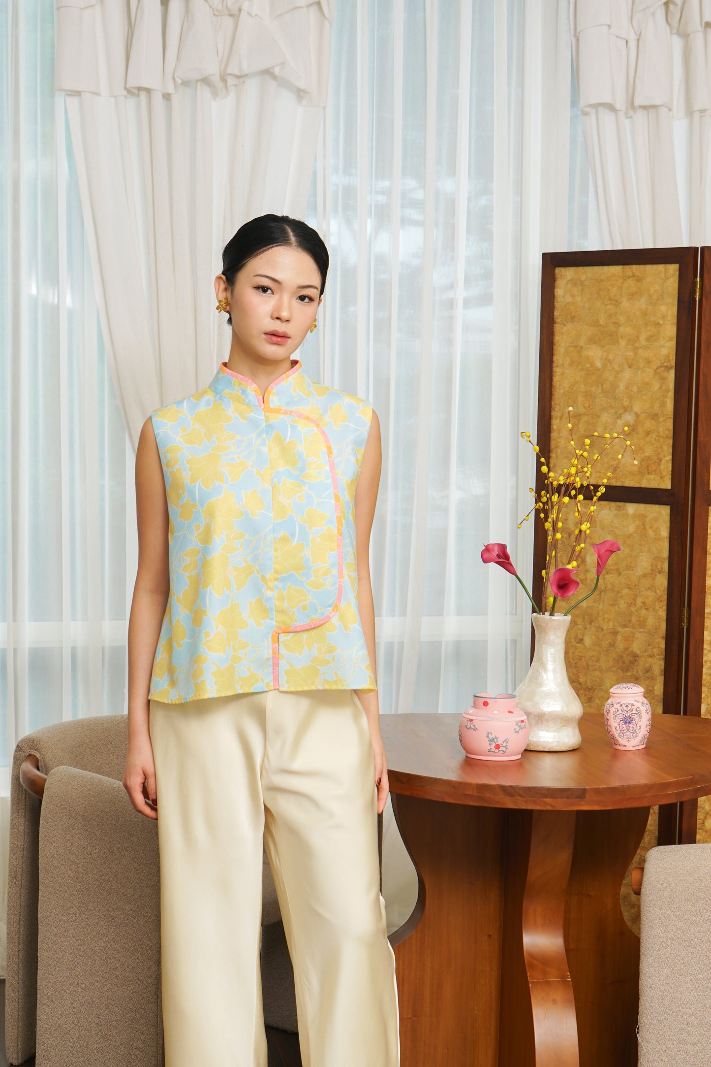 RUI QIPAO LIGHT BLUE (PRE-ORDER)