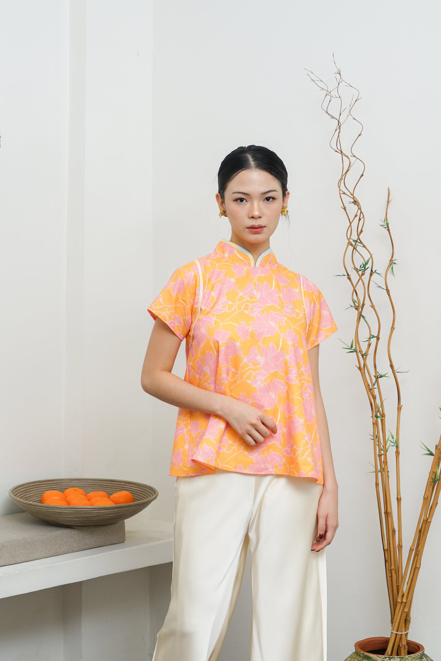 NUAN QIPAO PEACH PINK (PRE-ORDER)