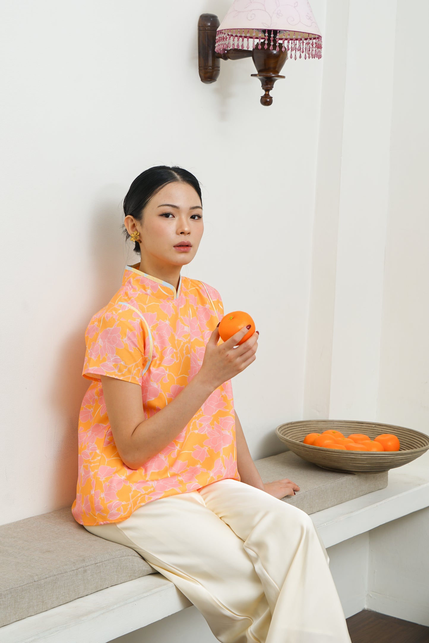 NUAN QIPAO PEACH PINK (PRE-ORDER)