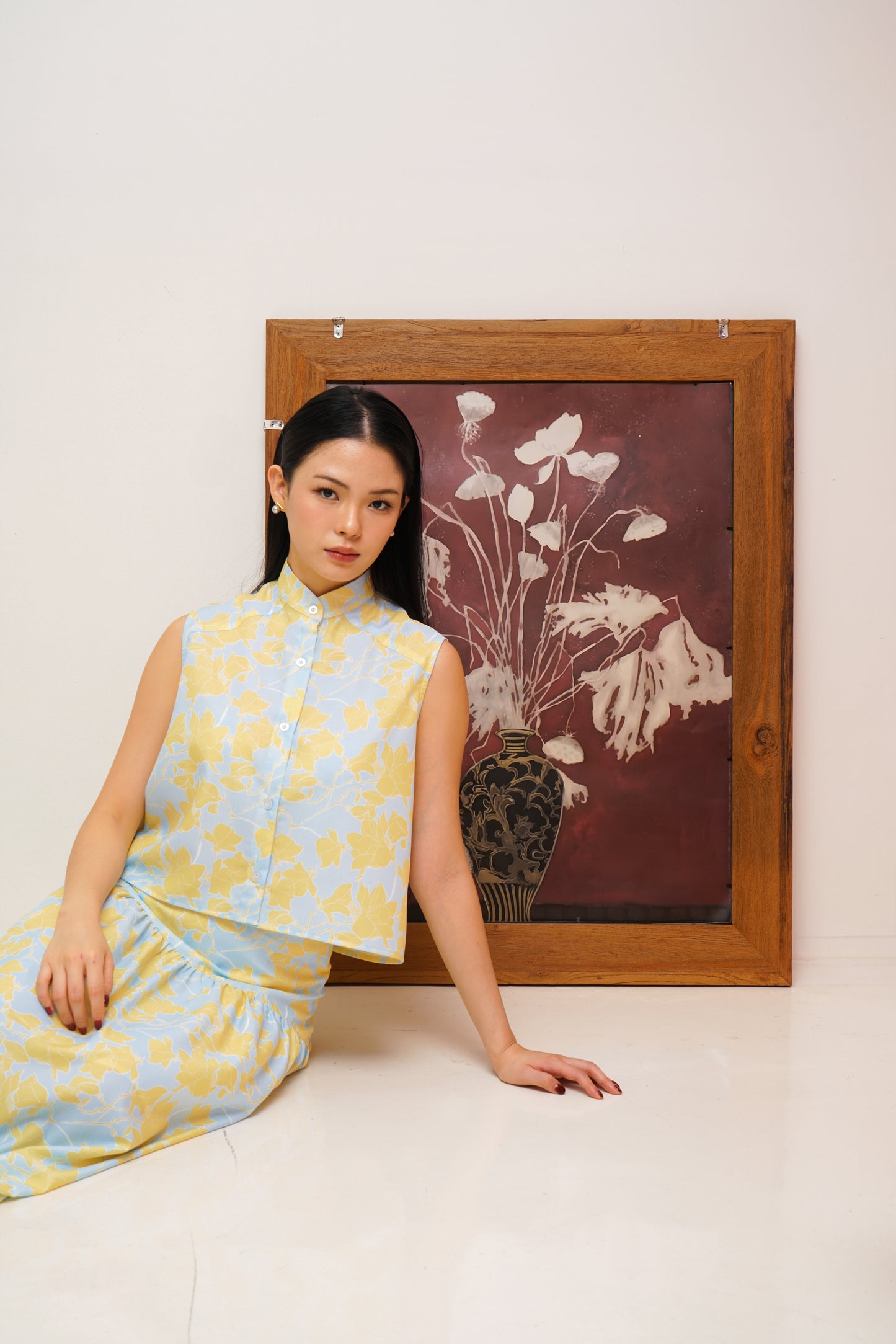 XIA QIPAO LIGHT BLUE (PRE-ORDER)