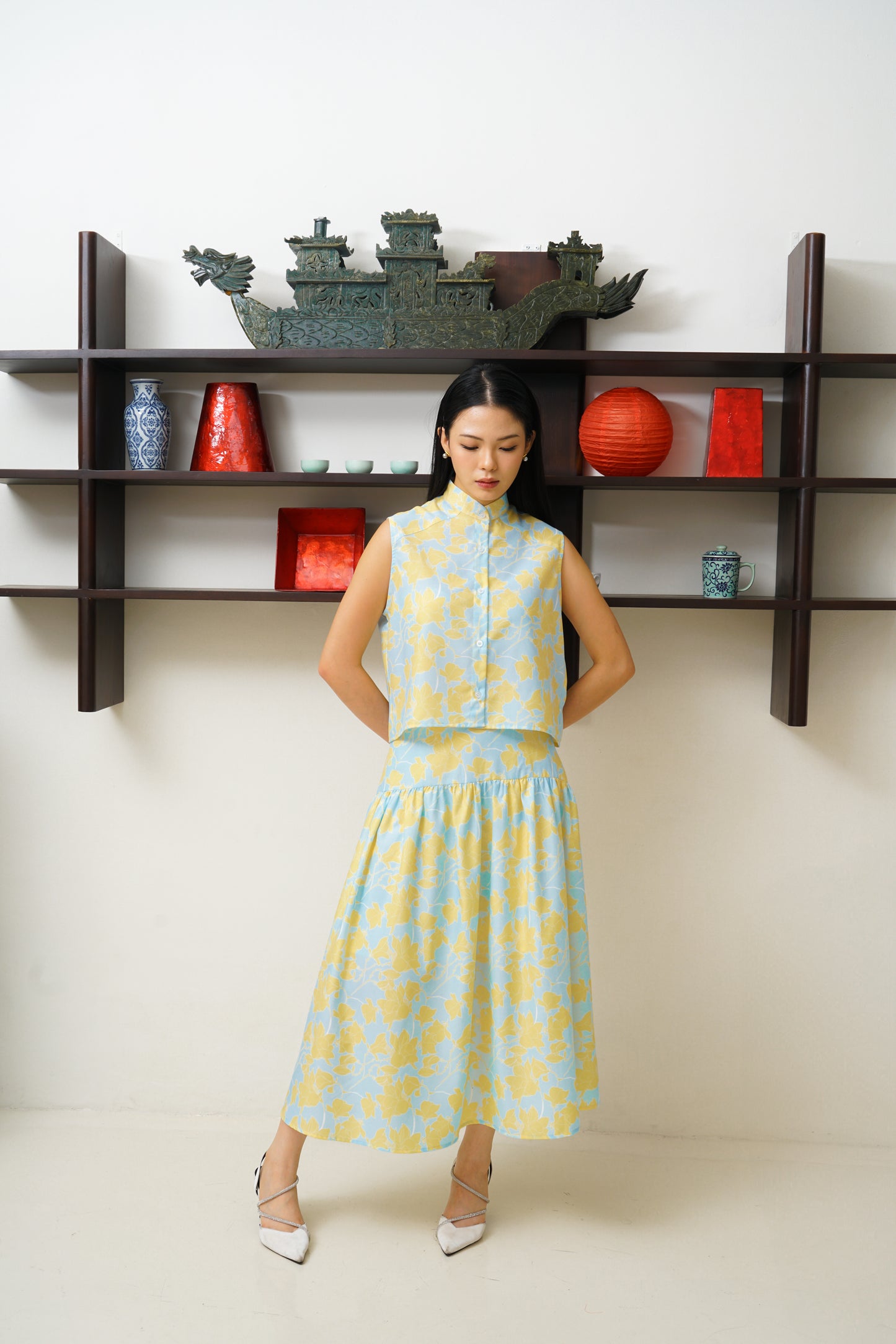 XIA SKIRT LIGHT BLUE (PRE-ORDER)