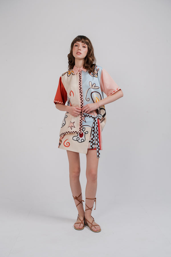 SOL SHIRT IN HERA PRINT
