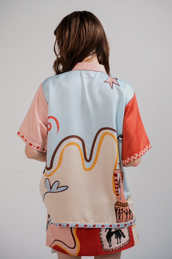 SOL SHIRT IN HERA PRINT