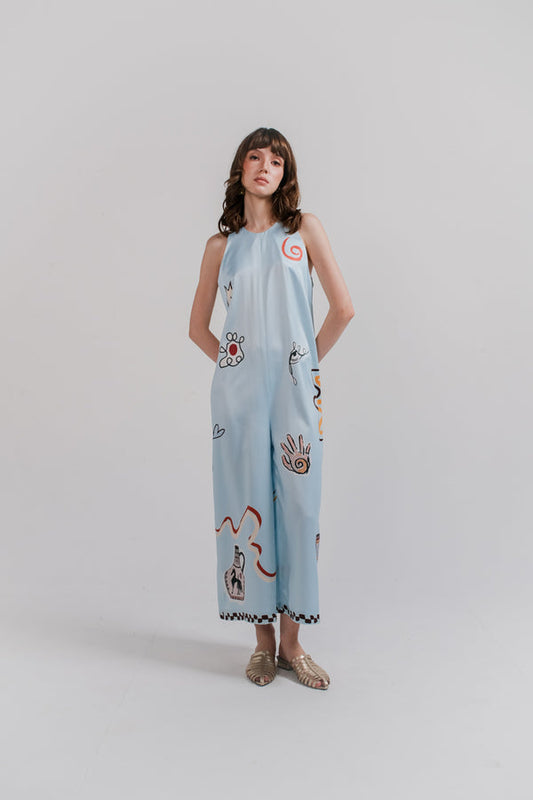 JEDA JUMPSUIT IN MYKONOS