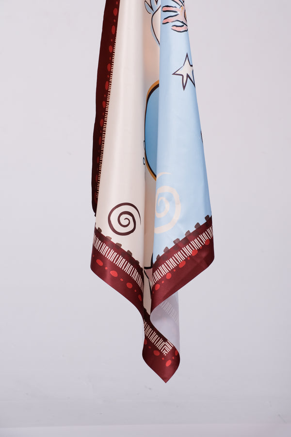 HERA SCARF IN CHESTNUT