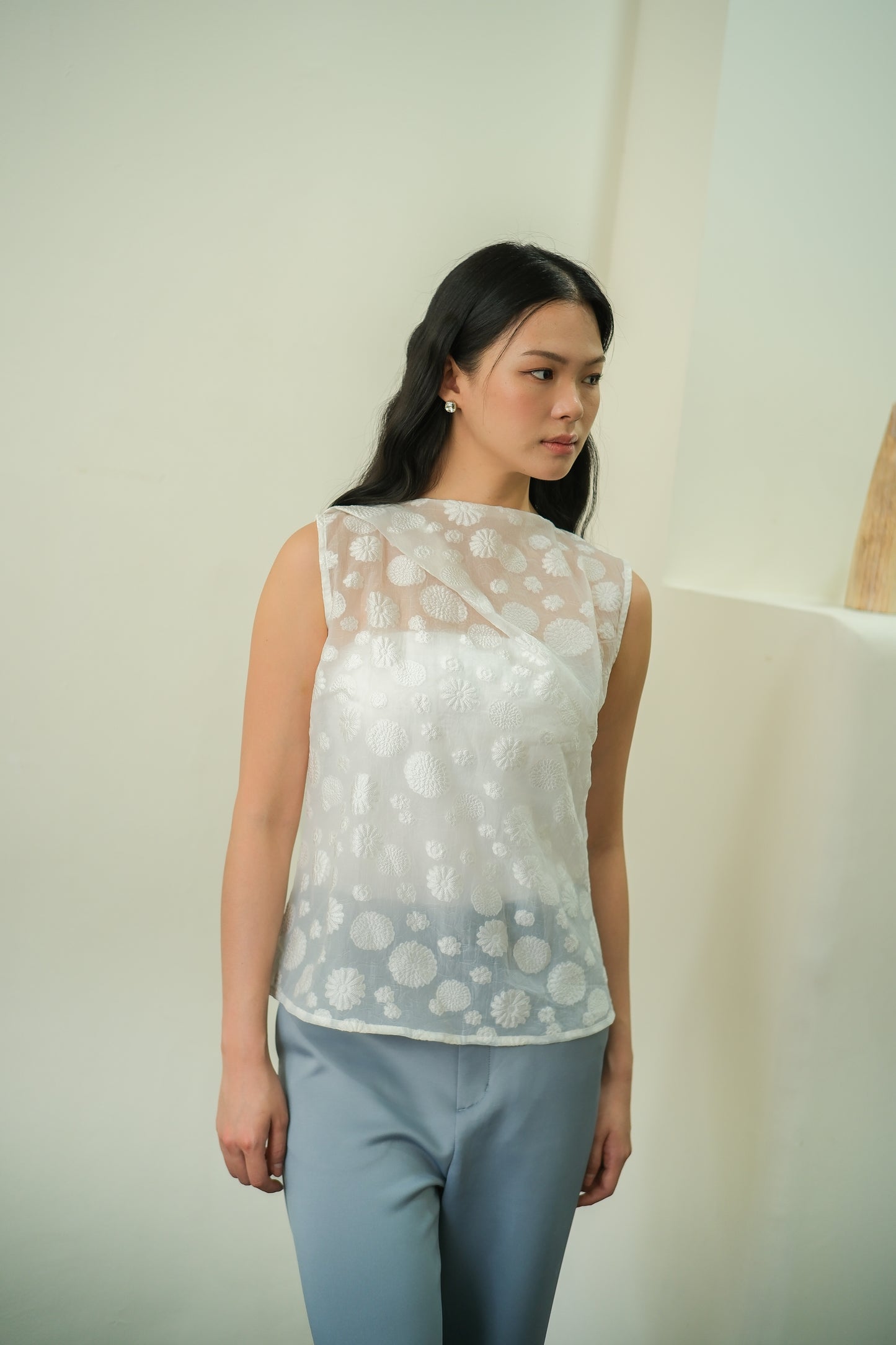 REEF CORAL ORGANZA SKIRT