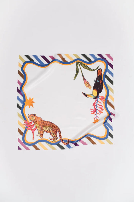 MATISSE SCARF IN BONE WHITE