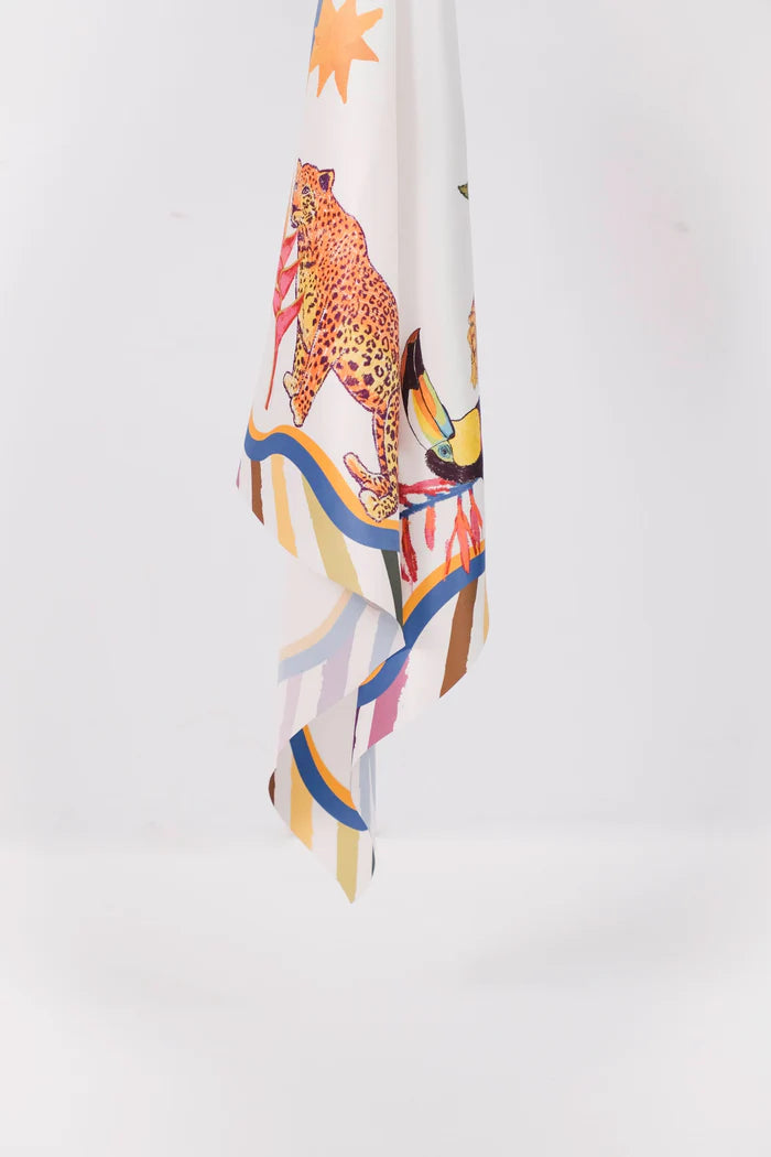 MATISSE SCARF IN BONE WHITE