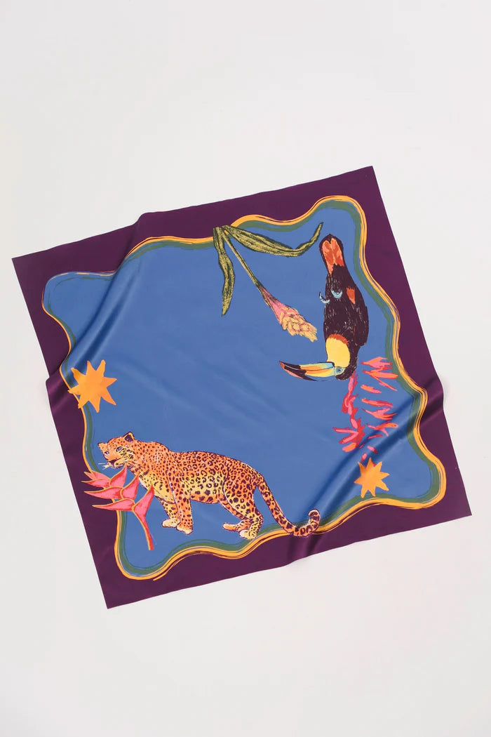 MATISSE SCARF IN PLUM