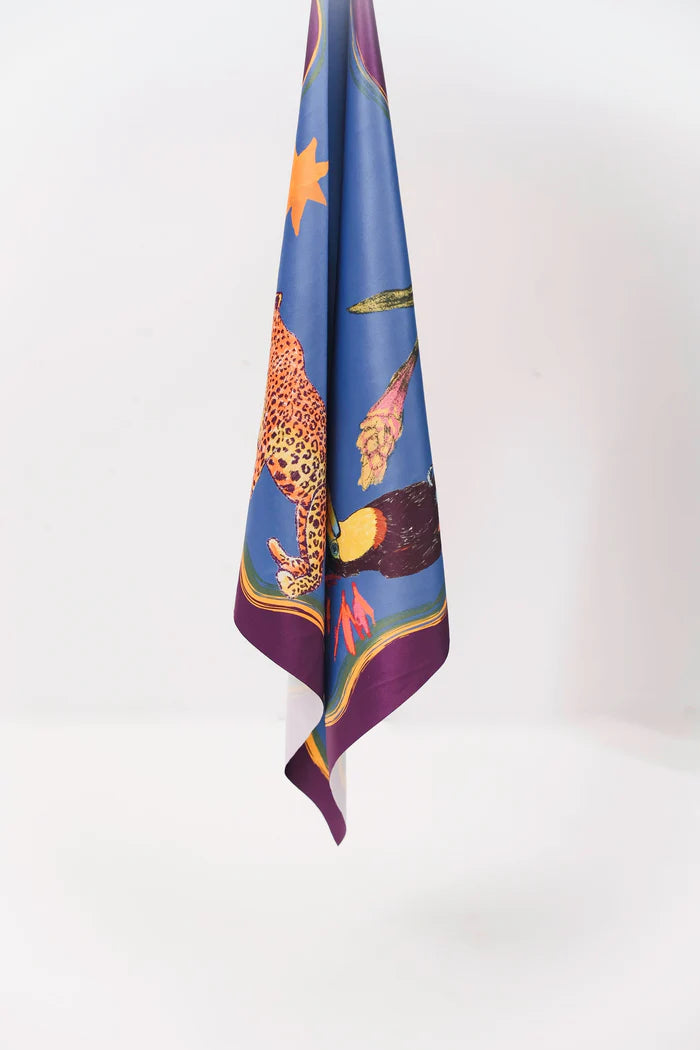 MATISSE SCARF IN PLUM