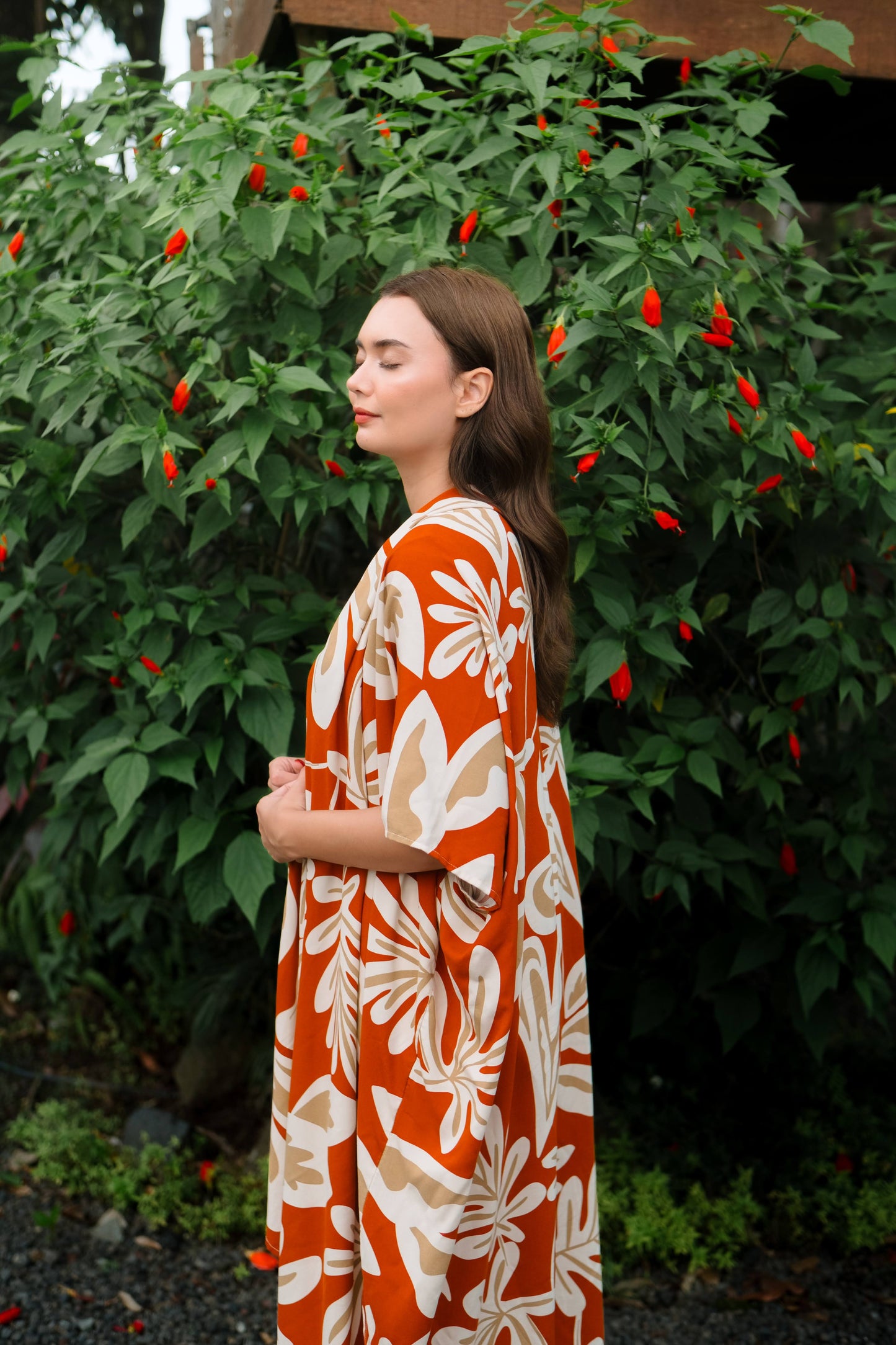 VANESIA OUTER KIMONO LOVARA TERACOTTA