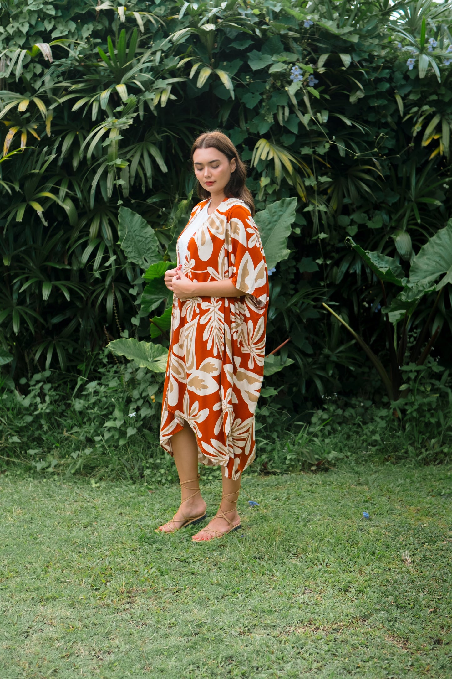 VANESIA OUTER KIMONO LOVARA TERACOTTA
