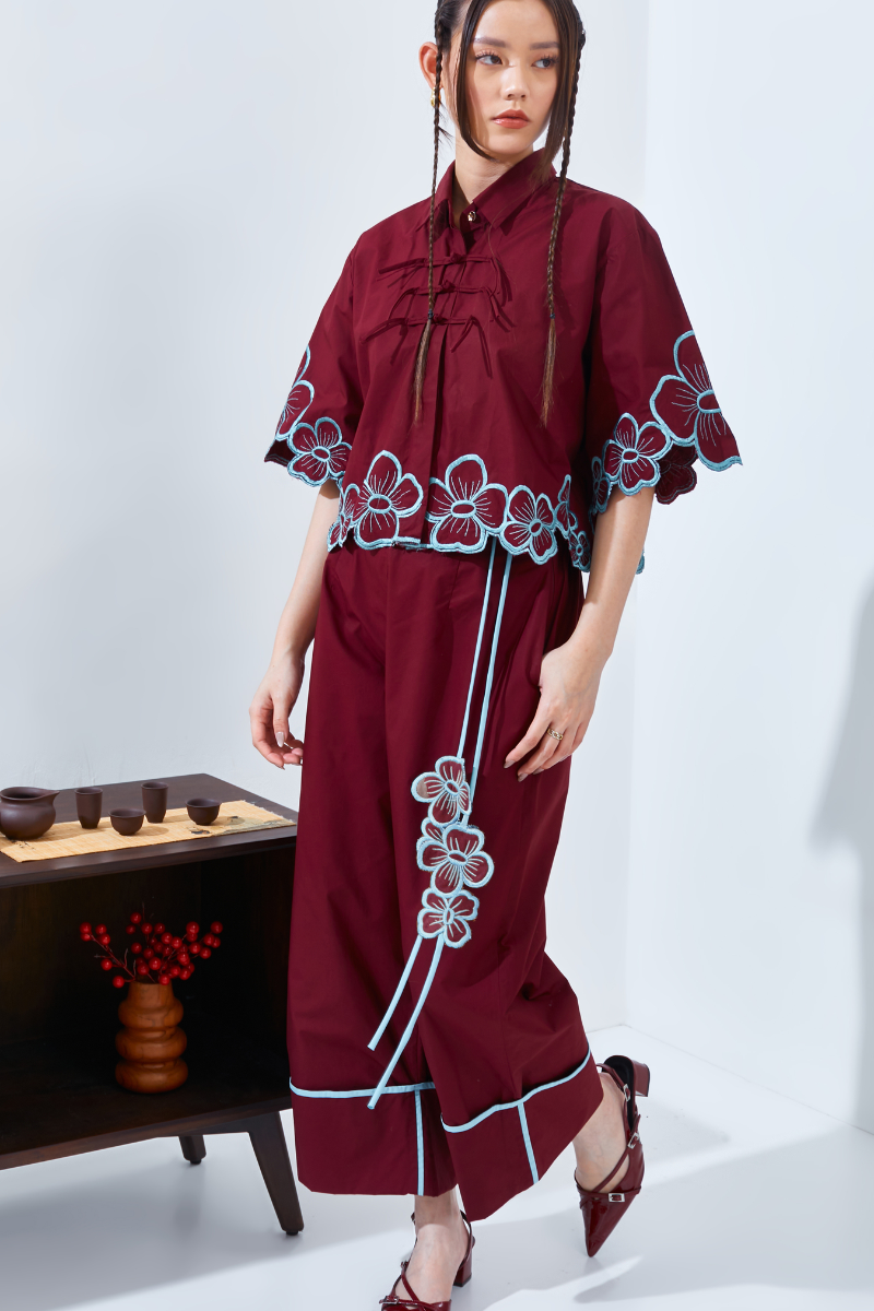 Cora Shirt Cranberry