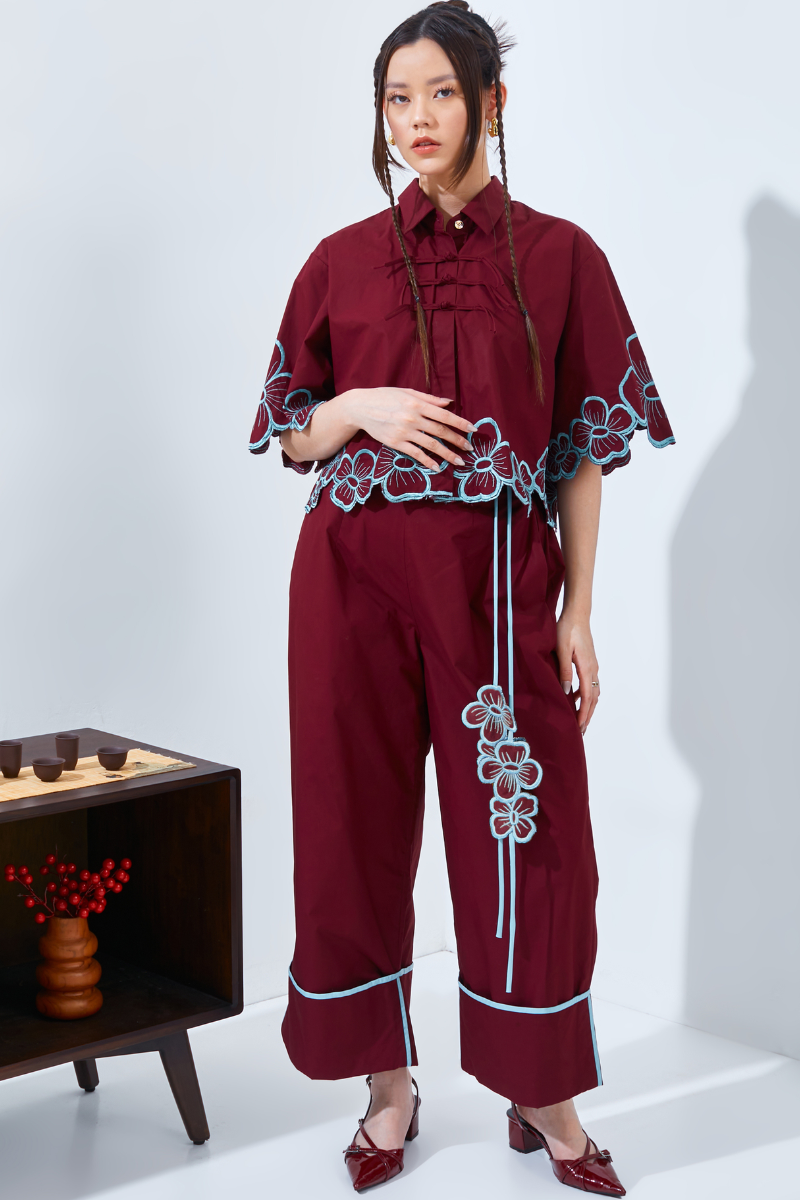 Cora Shirt Cranberry