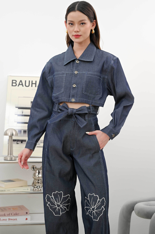 Jamie Jacket Lyocell Denim