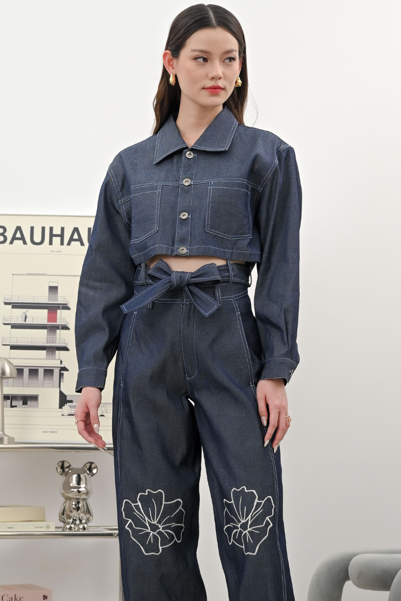 Jamie Jacket Lyocell Denim