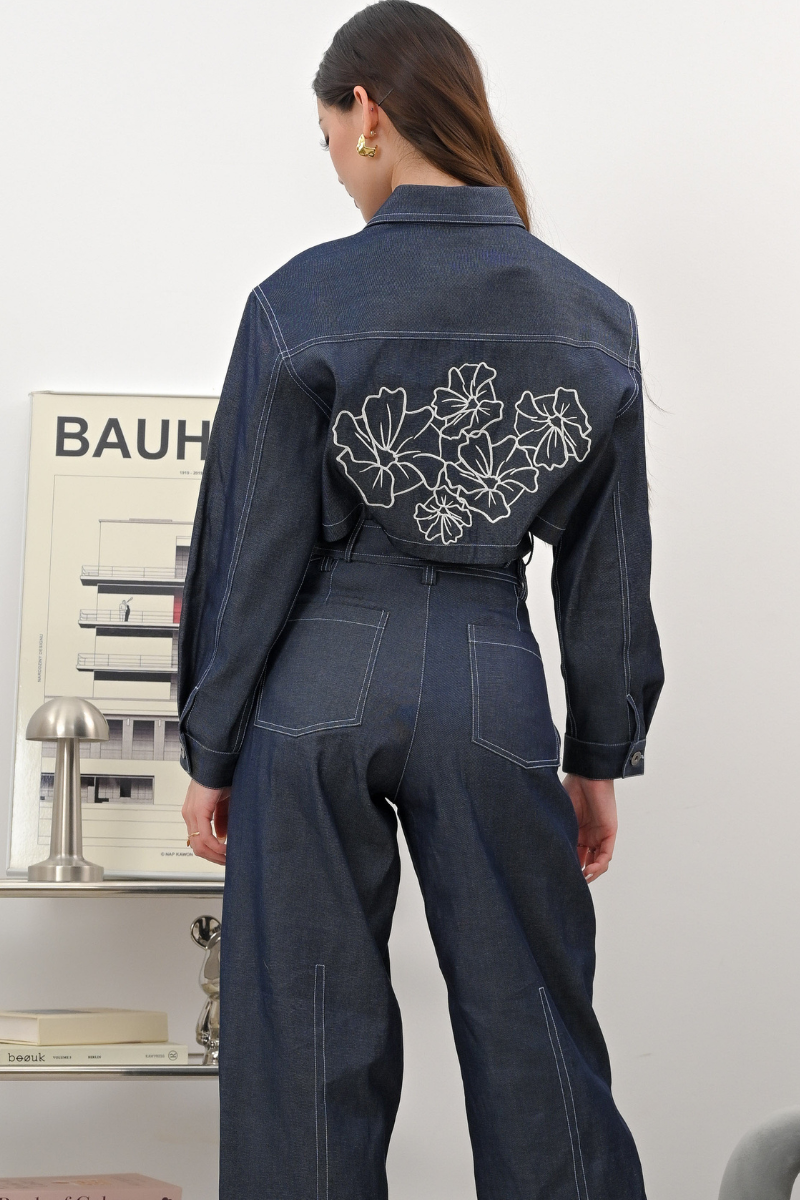 Jamie Jacket Lyocell Denim