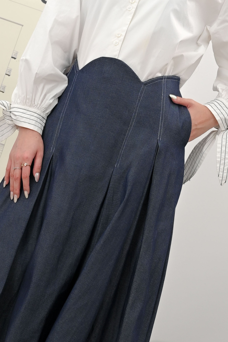 Massa Skirt Lyocell Denim