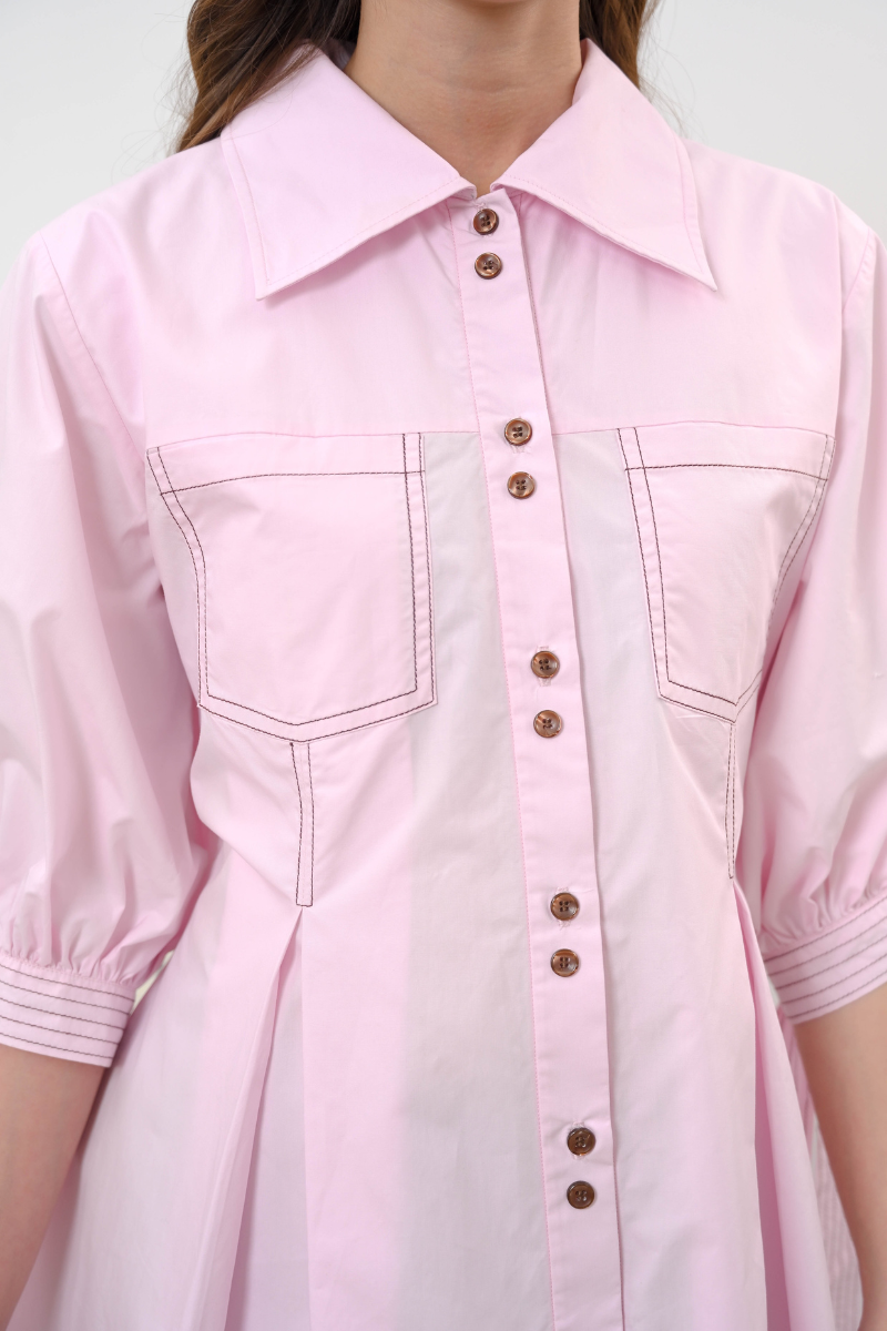 Vevo Dress Peony Pink