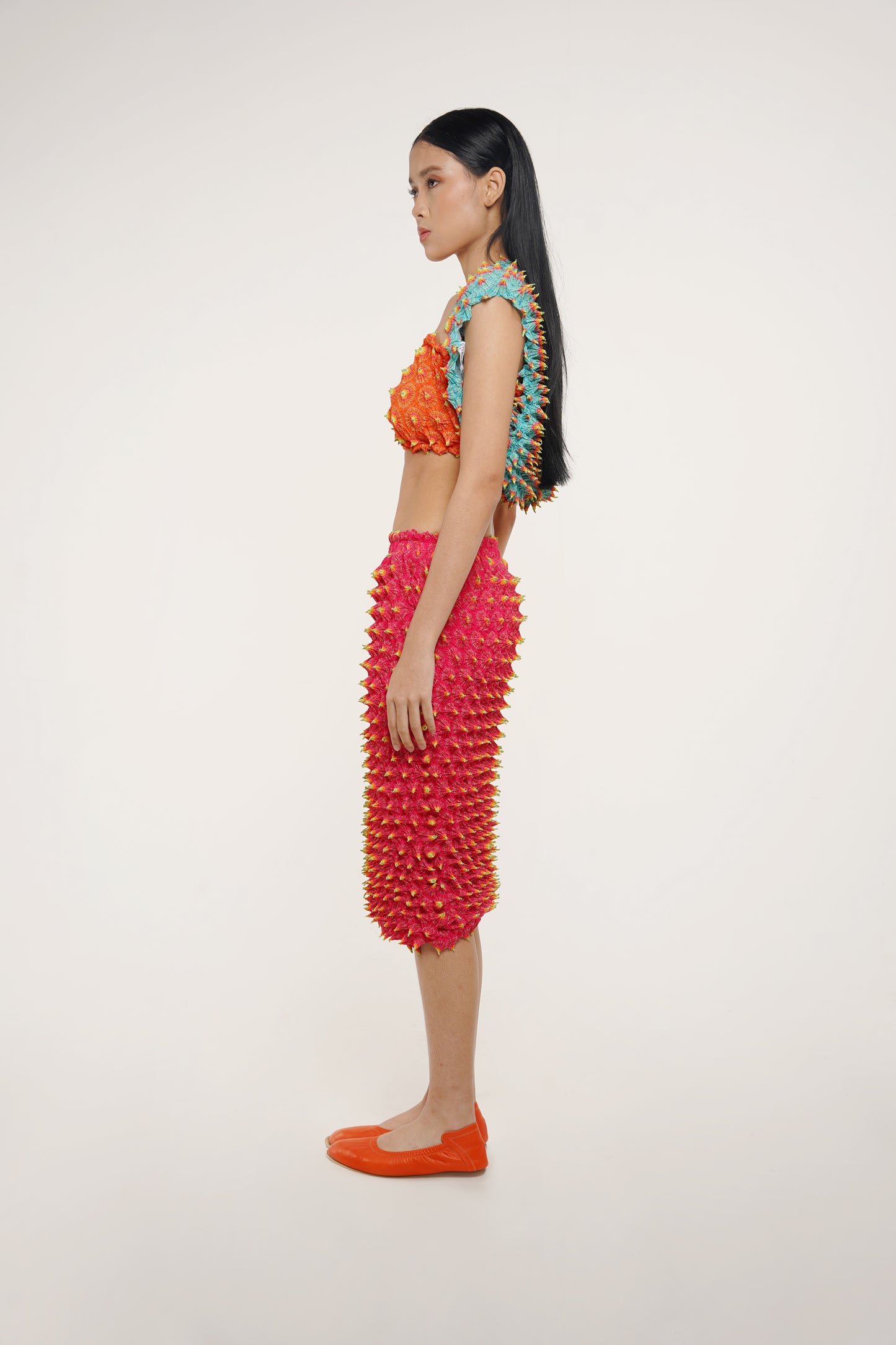 FUGU HALTER TOP AQUA