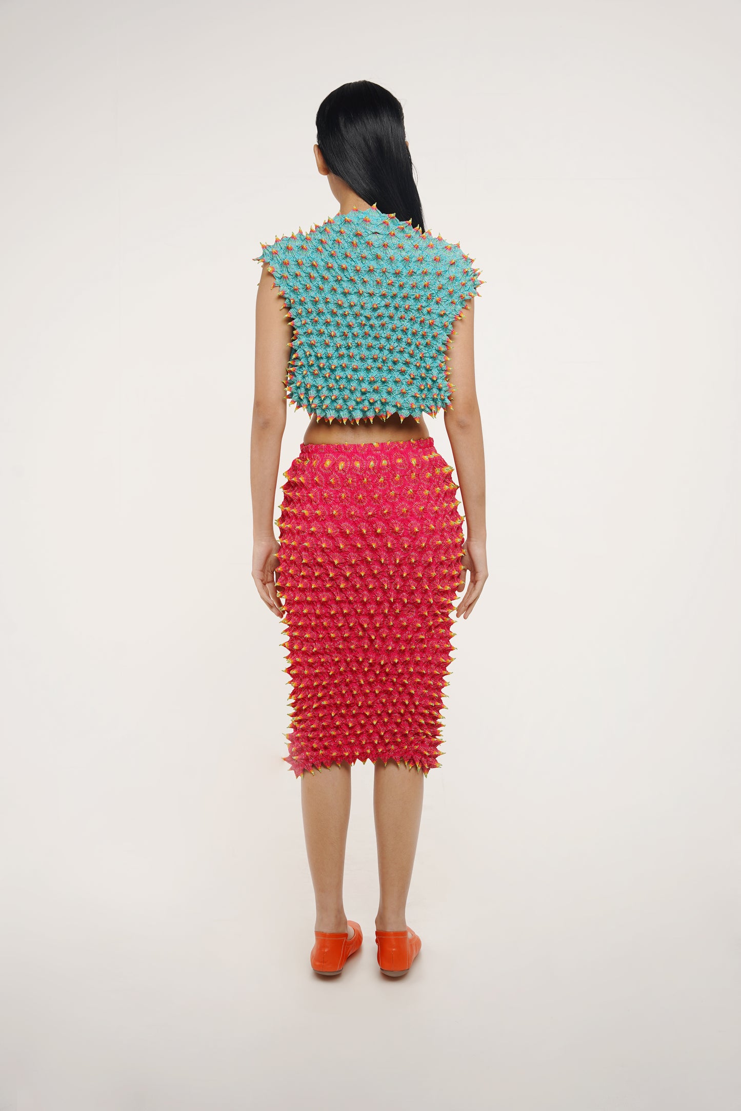 FUGU HALTER TOP AQUA