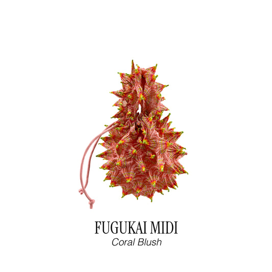 FUGUKAI MIDI - CORAL BLUSH