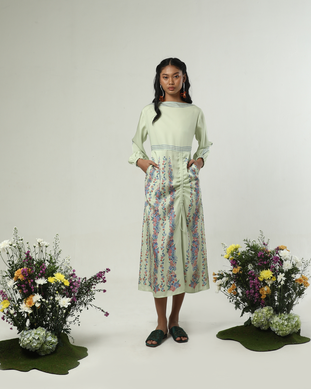 Gardenia Boatneck Dress