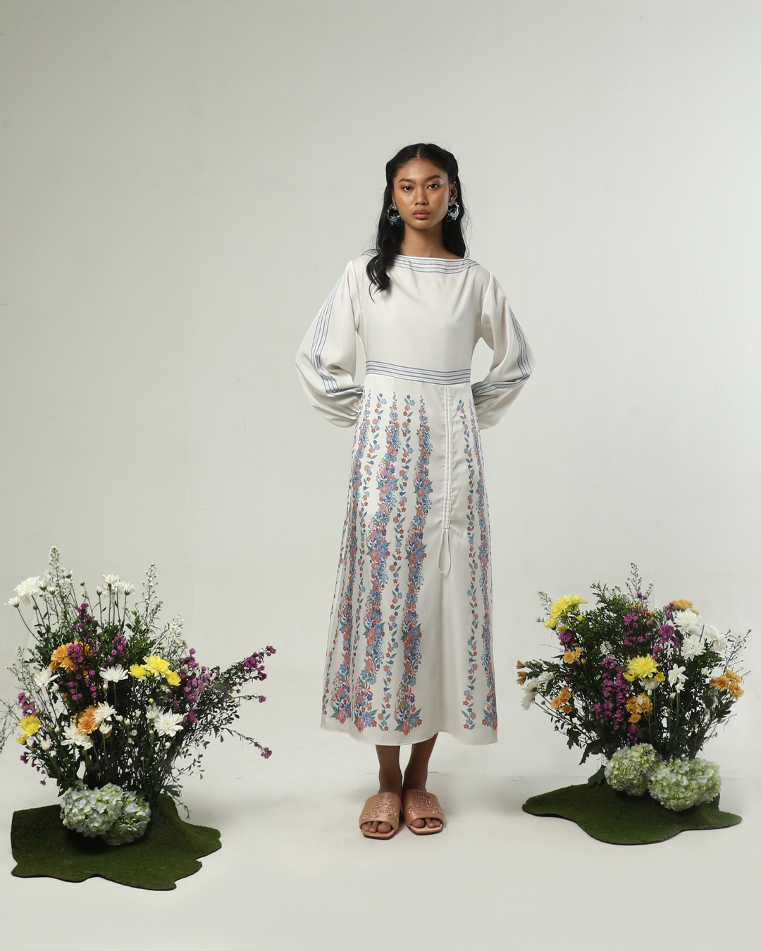 Gardenia Boatneck Dress