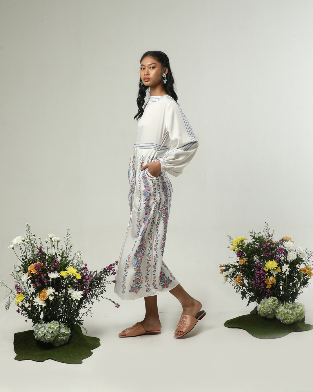 Gardenia Boatneck Dress