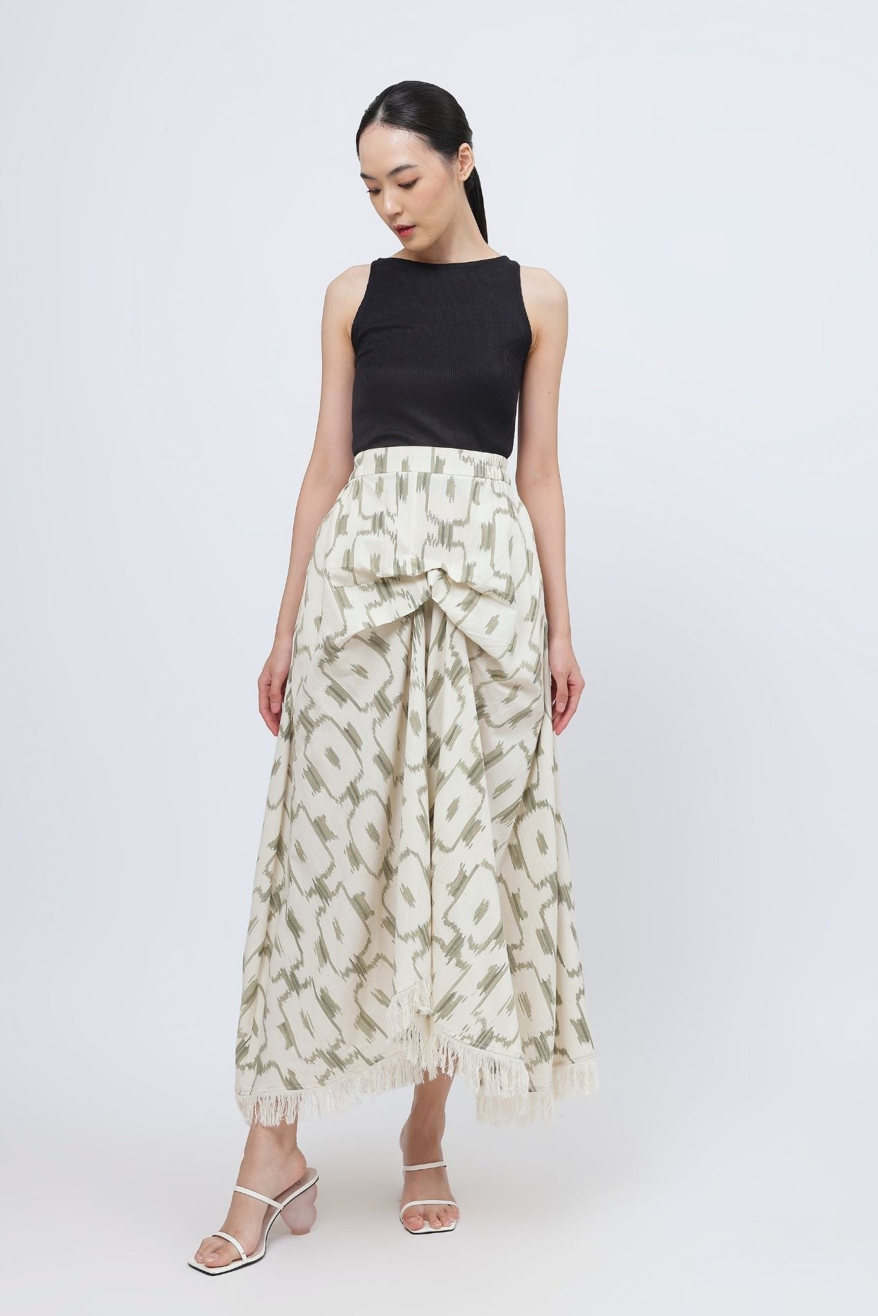 Green Prana Tenun Skirt