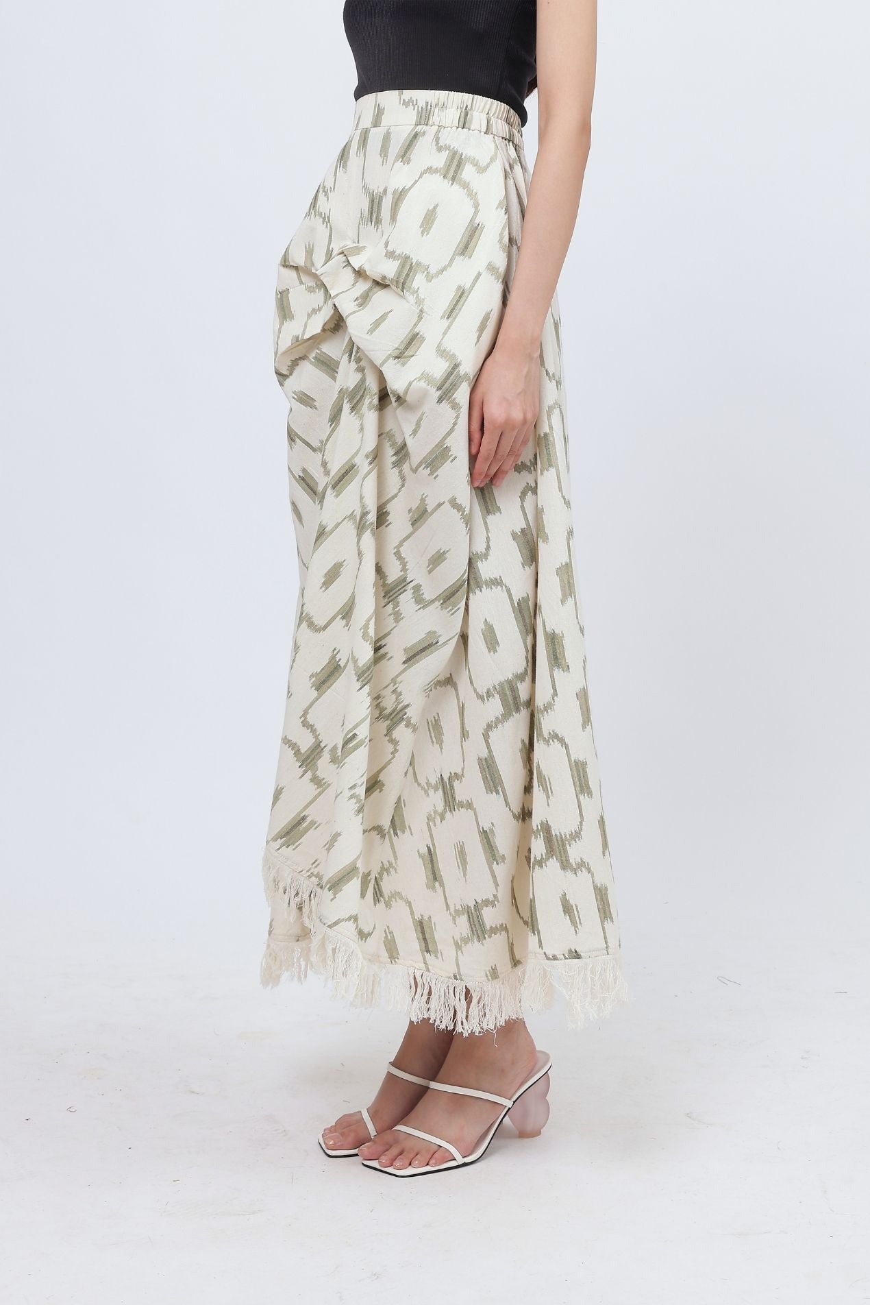 Green Prana Tenun Skirt