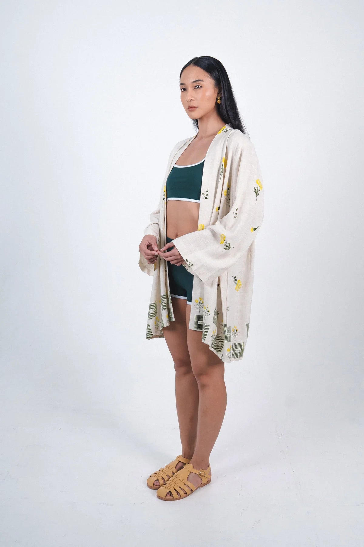 ASELA KIMONO IN MARIGOLD