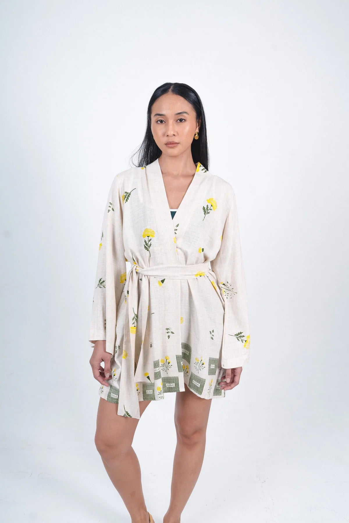 ASELA KIMONO IN MARIGOLD