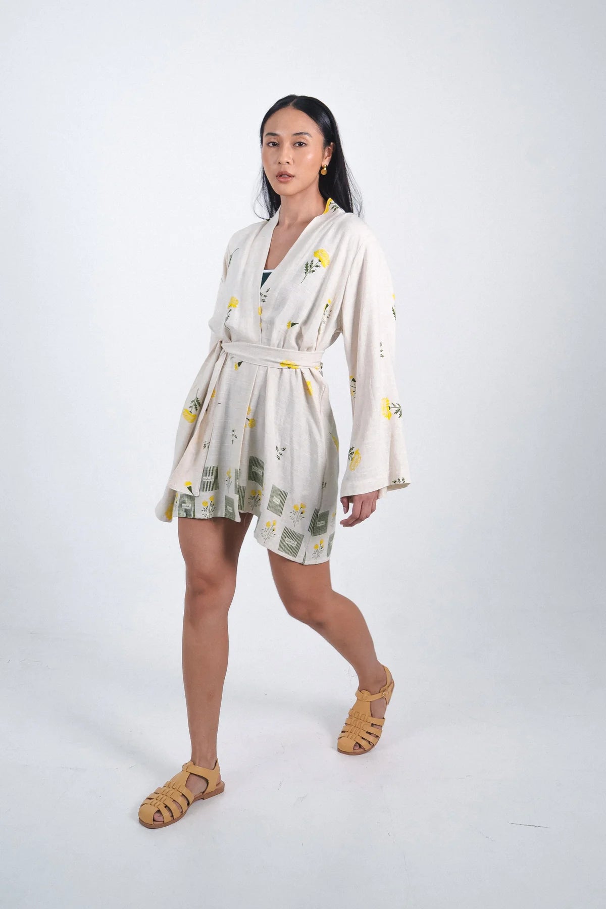 ASELA KIMONO IN MARIGOLD