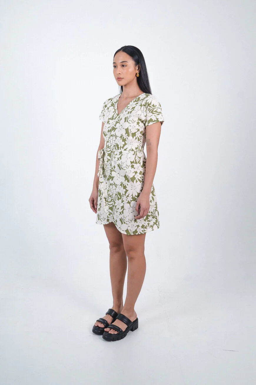 WRAP DRESS IN TUMBERGIA