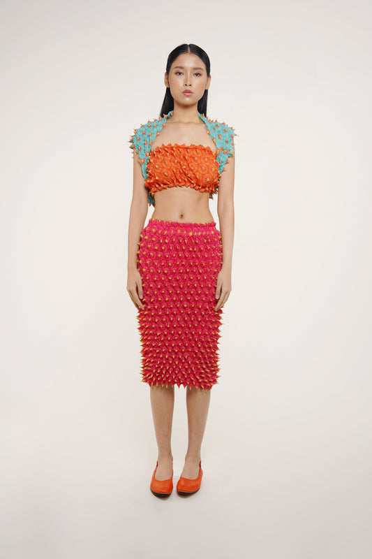 FUGU HALTER TOP AQUA