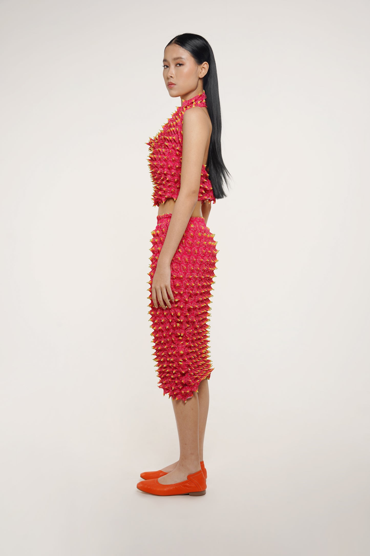 FUGU HALTER TOP MAGENTA