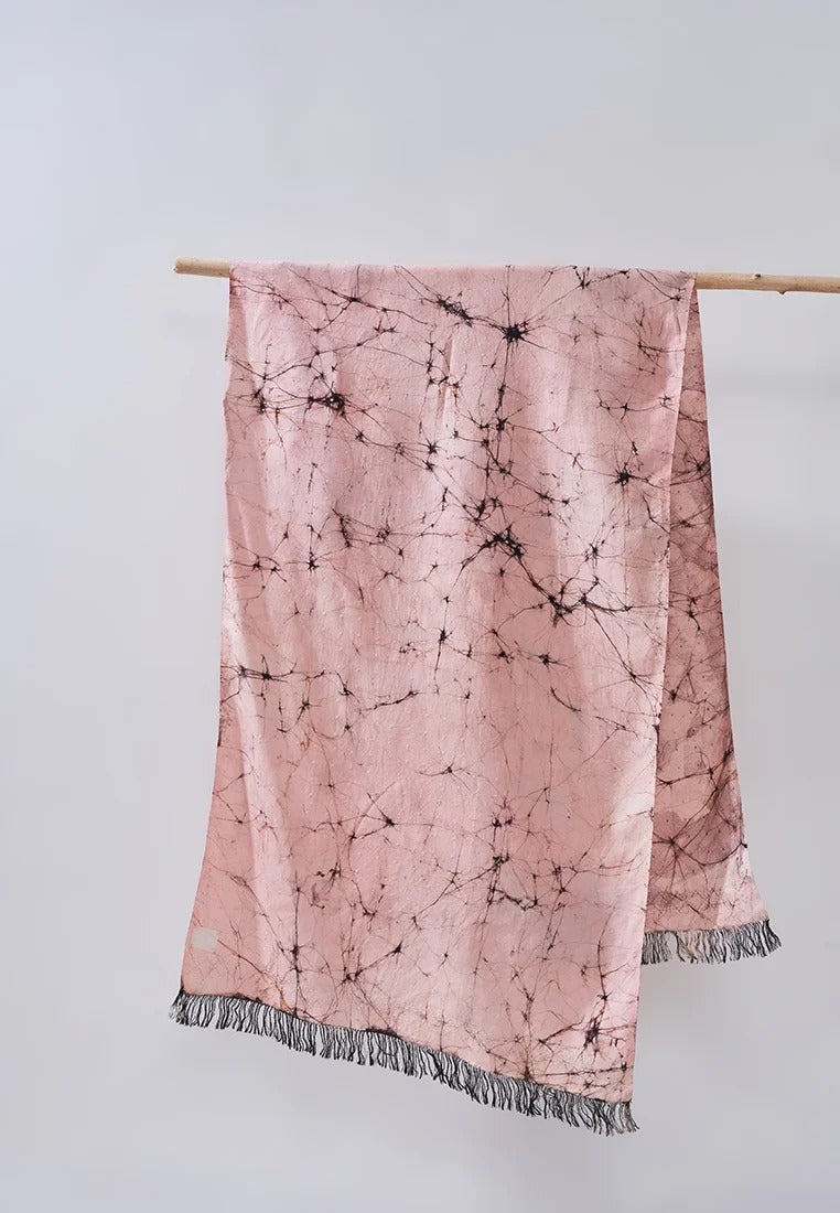 HANDWOVEN HARMONY PINK SCARF LARGE