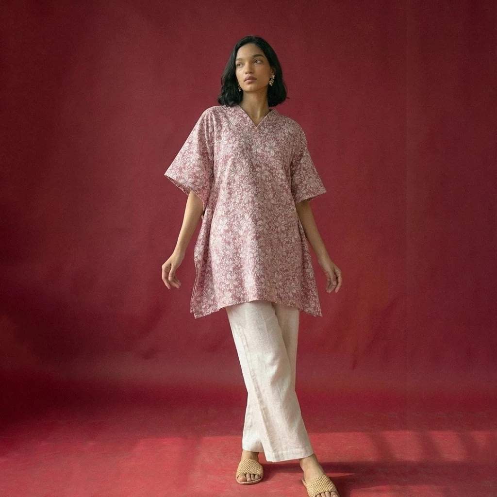 ELARA BLOUSE IMPERIAL PETAL ROSE