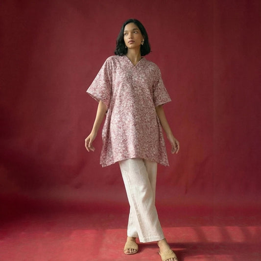 ELARA BLOUSE IMPERIAL PETAL ROSE