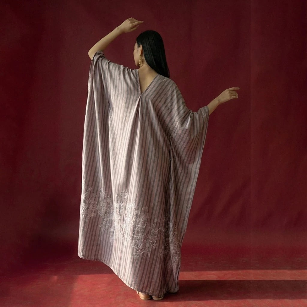 ZAVIA KAFTAN CINDER TAUPE