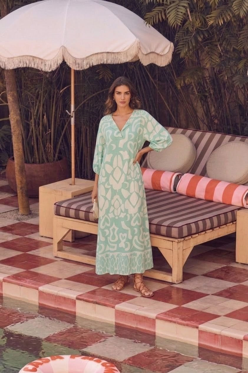 MARISELA DRESS MIRAGE GREEN