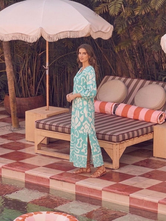 MARISELA DRESS MIRAGE BLUE