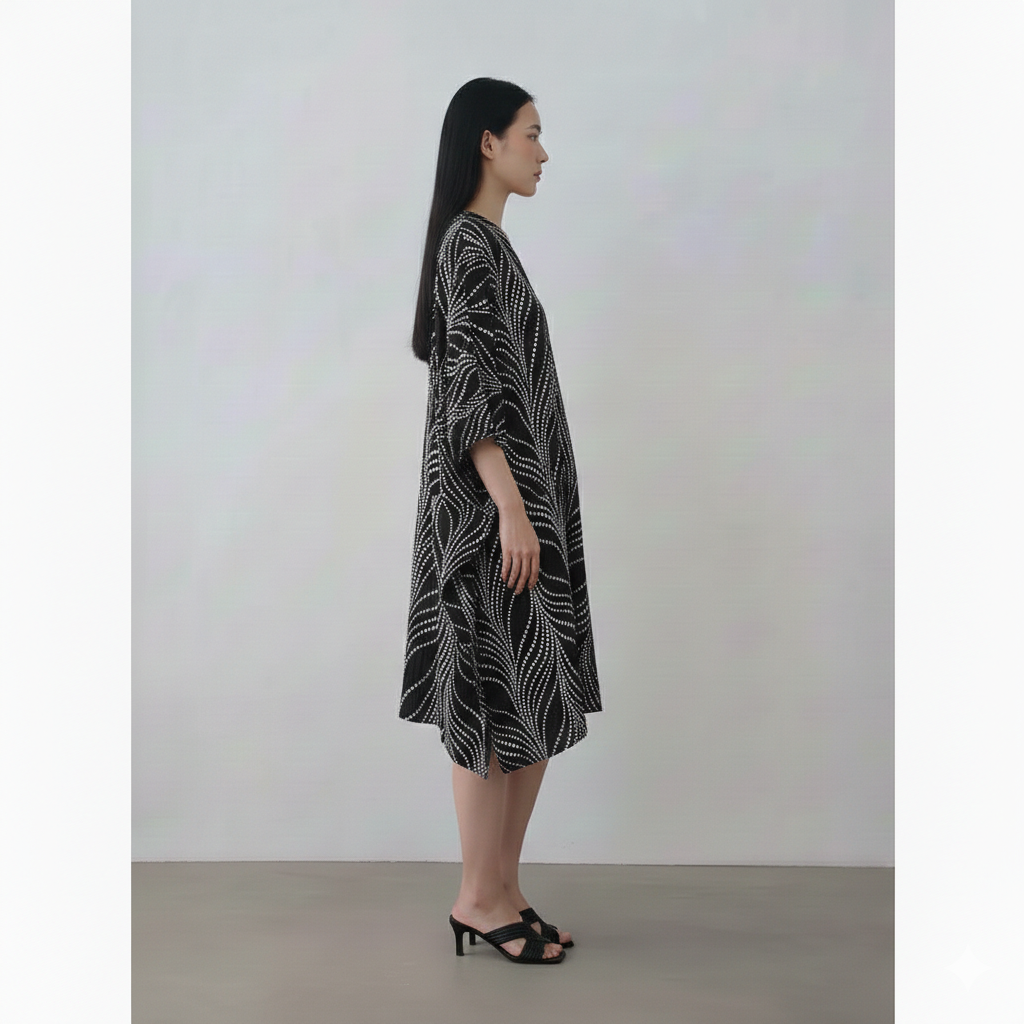 ARUNA TUNIC PEARL BLACK