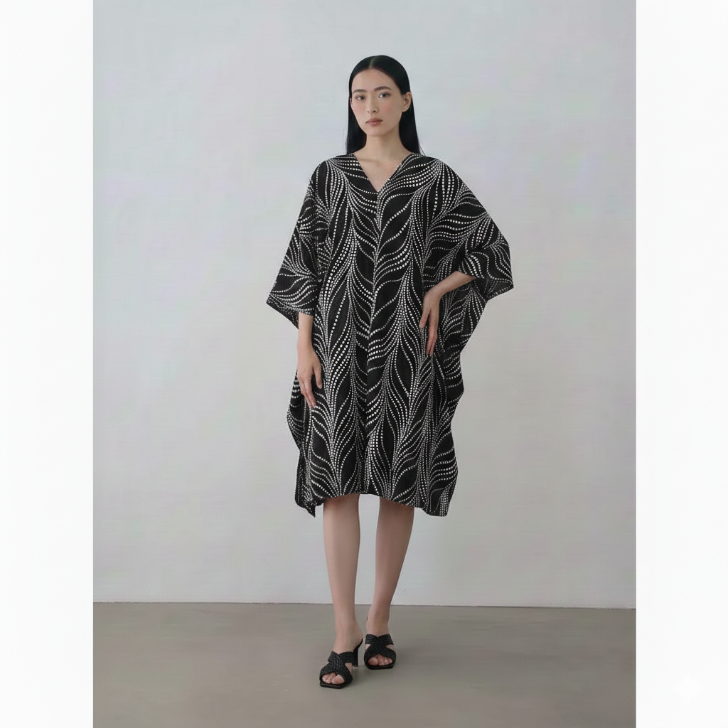 ARUNA TUNIC PEARL BLACK
