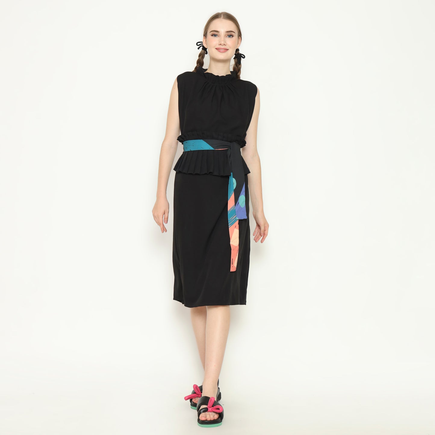 Juliet Dress Black & Obi