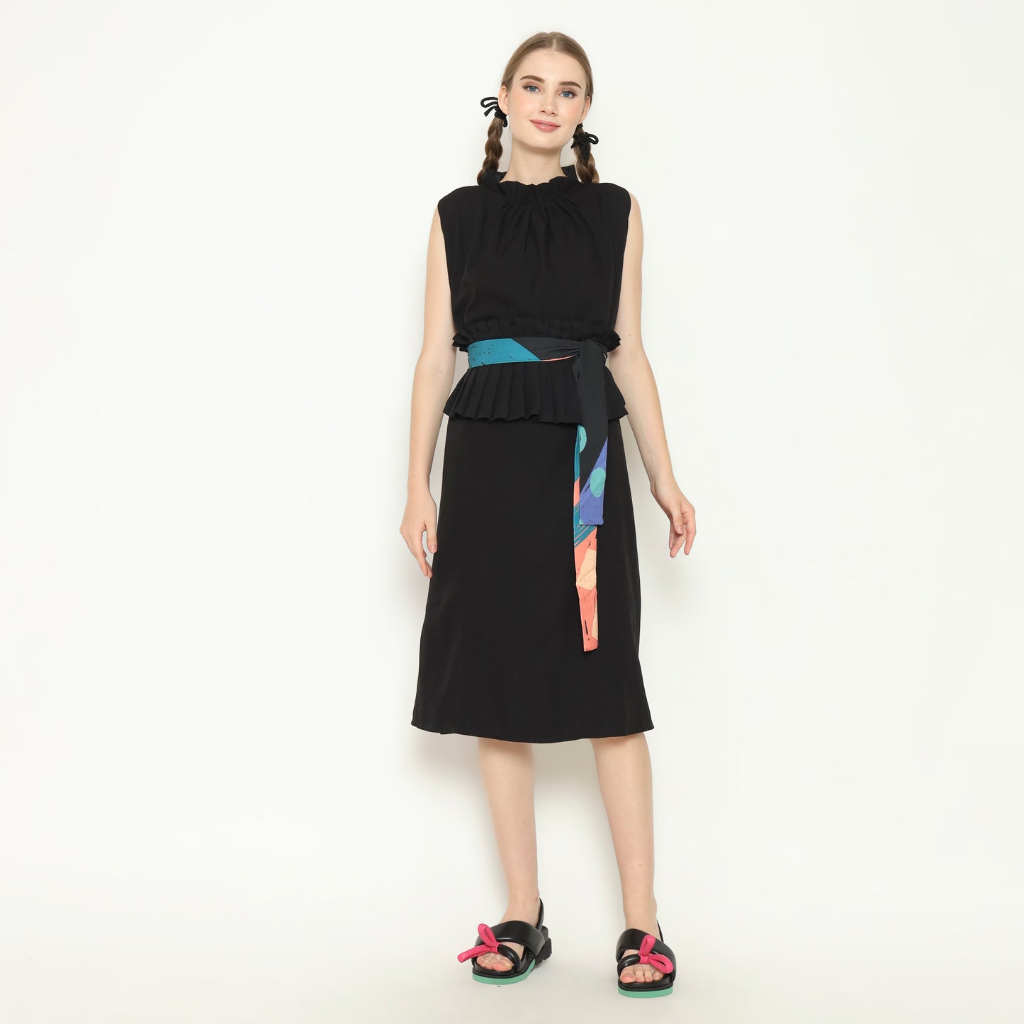 Juliet Dress Black & Obi