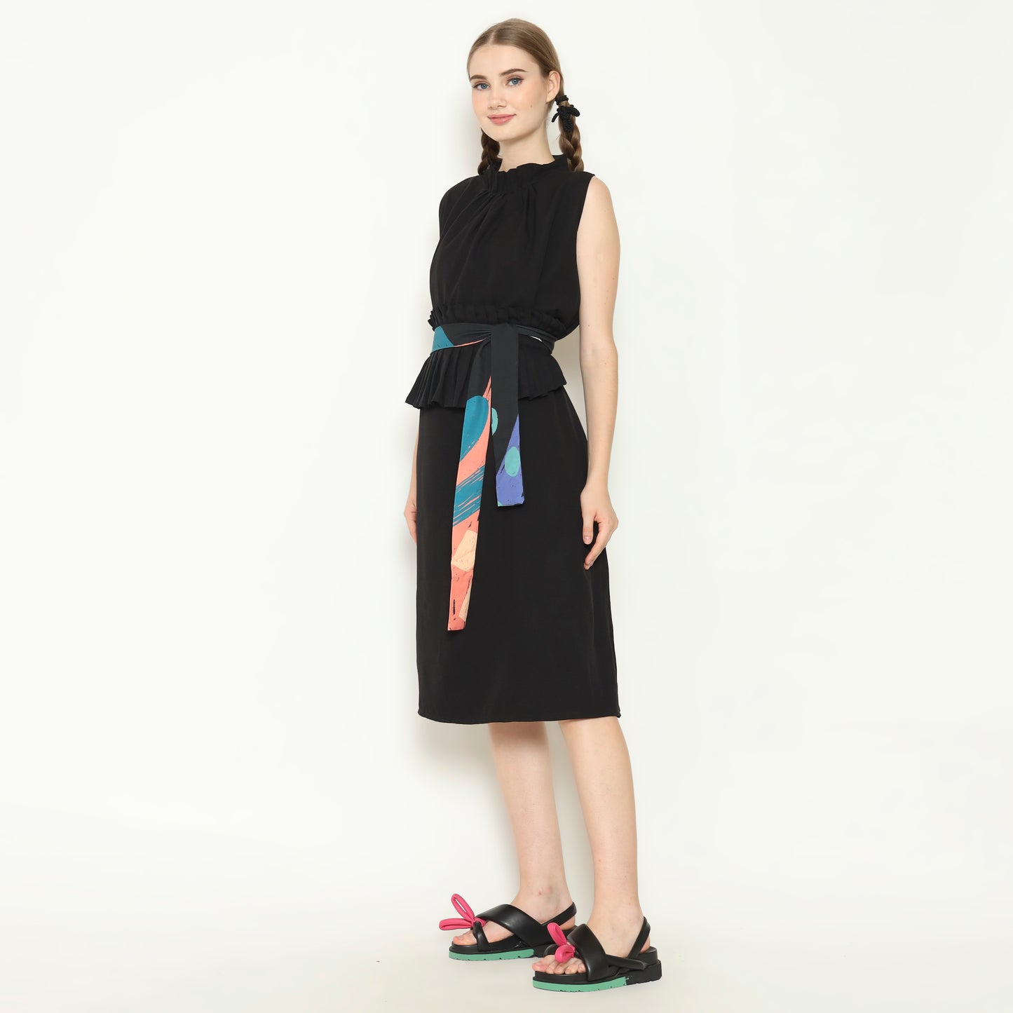 Juliet Dress Black & Obi